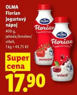 Lidl Olma Florian jogurtový nápoj nabídka