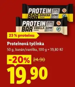 Lidl Proteinová tyčinka nabídka