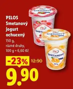 Lidl Pilos SMETANOVÝ JOGURT OCHUCENÝ nabídka