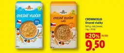 Lidl Crownfield Ovesné Vločky nabídka