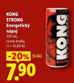 Lidl KONG STRONG Energetický nápoj nabídka