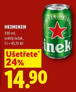 Lidl Heineken nabídka
