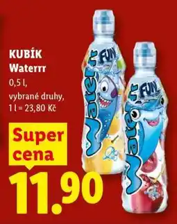 Lidl Kubík Waterrr nabídka