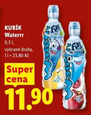 Lidl Kubík Waterrr nabídka