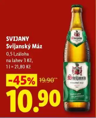Lidl Svijany Svijanský Máz nabídka