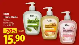 Lidl Cien TEKUTÉ MÝDLO nabídka