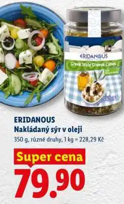 Lidl ERIDANOUS Nakládaný sýr v oleji nabídka