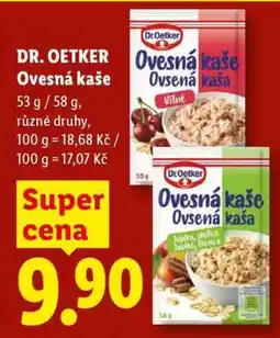 Lidl Dr. Oetker Ovesná kaše nabídka