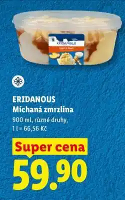 Lidl ERIDANOUS Míchaná zmrzlina nabídka