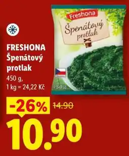 Lidl Freshona Špenátový protlak nabídka
