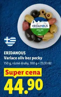 Lidl ERIDANOUS Variace oliv bez pecky nabídka