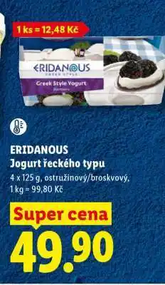 Lidl ERIDANOUS Jogurt řeckého typu nabídka