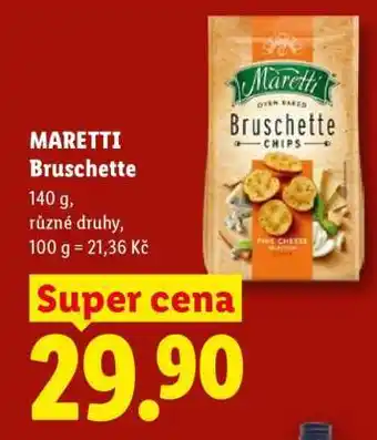 Lidl Maretti Bruschette nabídka