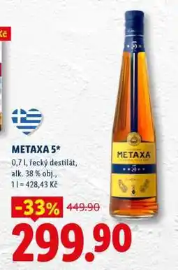 Lidl Metaxa 5 nabídka