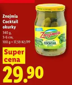 Lidl Znojmia Cocktail okurky nabídka