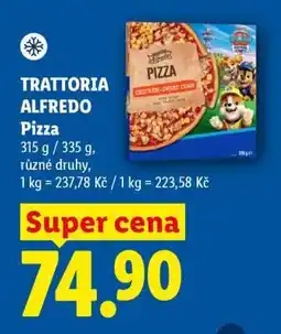 Lidl TRATTORIA ALFREDO Pizza nabídka