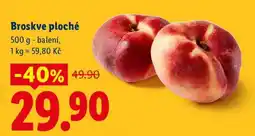 Lidl Broskve ploché nabídka