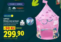 Lidl LUPILU Dětský stan na hraní nabídka