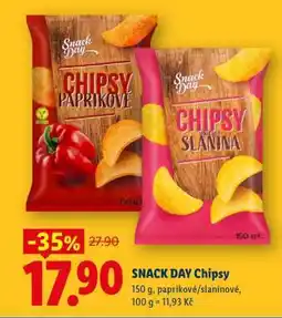 Lidl SNACK DAY Chipsy nabídka