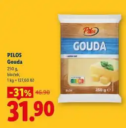 Lidl Pilos GOUDA nabídka