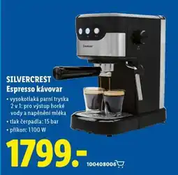 Lidl SilverCrest Espresso kávovar nabídka