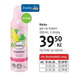 dm drogerie Balea nabídka