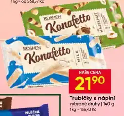 Hruška Trubičky s náplní nabídka