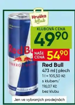 Hruška Red Bull nabídka