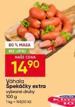 Hruška VÁHALA Špekáčky extra nabídka