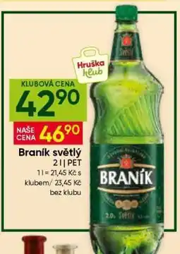 Hruška Braník světlý nabídka