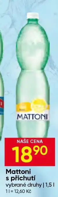 Hruška Mattoni s příchutí nabídka