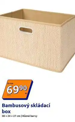 Action Bambusový skládací box nabídka