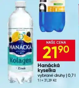 Hruška Hanácká kyselka nabídka