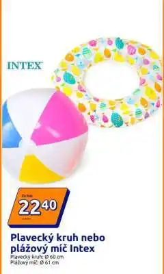 Action Plavecký kruh nebo plážový míč Intex nabídka