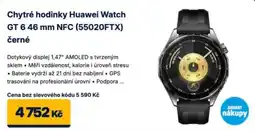 Datart Chytré hodinky Huawei Watch GT 6.46 mm NFC (55020FTX) černé nabídka