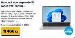 Datart Notebook Acer Aspire Go 15 (AG15-72P-58GW) nabídka