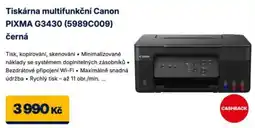 Datart Tiskárna multifunkční Canon PIXMA G3430 (5989C009) černá nabídka