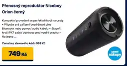 Datart Přenosný reproduktor Niceboy Orion černý nabídka