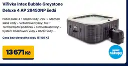 Datart Vířivka Intex Bubble Greystone Deluxe 4 AP 28450NP šedá nabídka