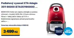 Datart Podlahový vysavač ETA Adagio 3511 90000 (ETA351190000) nabídka