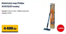 Datart Elektrický mop Philips XV5113/01 modrý nabídka