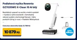 Datart Podlahová myčka Rowenta GZ7035WO X-Clean 10 Al bílý nabídka