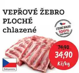 RABBIT řeznictví Vepřové žebro ploché nabídka