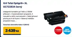 Datart Gril Tefal Optigrill+ XL GC722834 černý nabídka