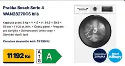 Datart Pračka Bosch Serie 4 WAN28270CS bílá nabídka