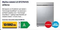 Datart Myčka nádobí LG DF375HVS stříbrná nabídka