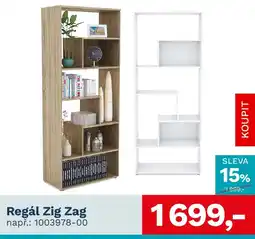 Asko Regál Zig Zag nabídka