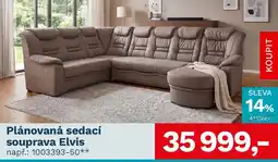 Asko Plánovaná sedací souprava Elvis nabídka