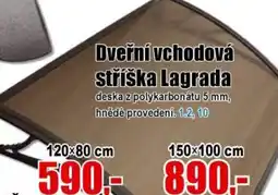 EVA Dveřní vchodová stříška Lagrada nabídka