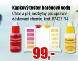 EVA Kapkový tester bazénové vody nabídka